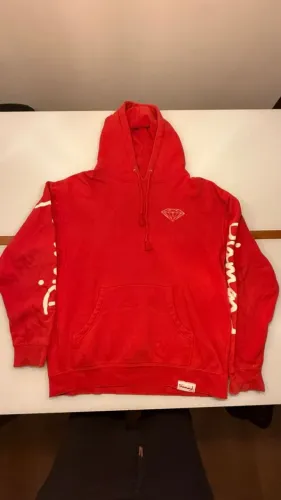 Moletom Diamond Supply Vermelho Tamanho M