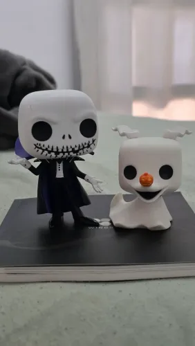 Funko Pop Jack Skellington e Zero - Filme O Estranho Mundo de Jack