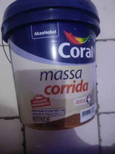 Massa corrida da coral 5,7 kg