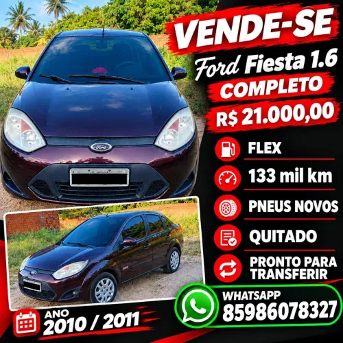 Ford Fiesta Sed. 1.6 8V Flex 4P 2010