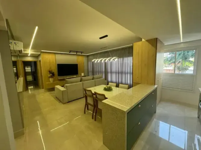 Apartamento Mobiliado para venda 115 metros quadrados 3 quartos Setor Marista - Goiânia -