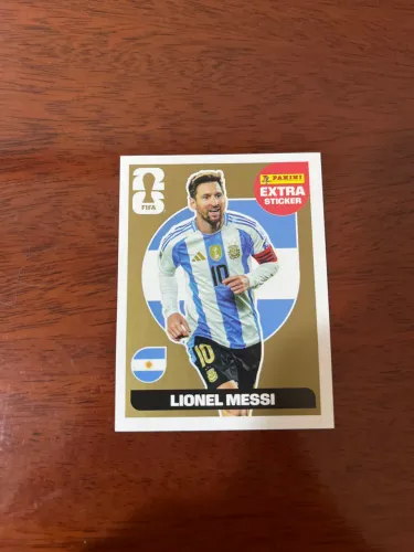 Figurinha Legend Messi Ouro Copa 2026