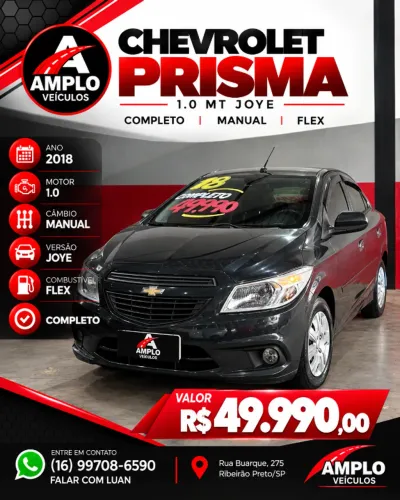 Chevrolet Prisma Sed. Joy/ LS 1.0 8V Flexpower 4P 2018
