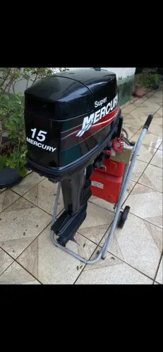 MOTOR DE POPA MERCURY 15 HP SUPER 2T 15" M - MANUAL