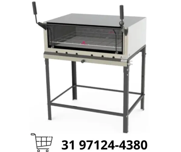 Forno com pedra Refratária 90x90CM Progas