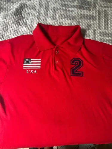 Camisa Polo USA com número bordado