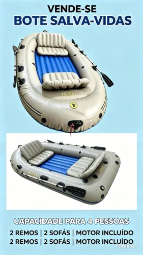 Bote para 4 pessoas 