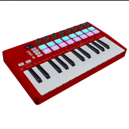 Controlador MIDI M-VAVE SMK-25 II 25 Teclas Pads RGB USB Windows Mac iOS Android