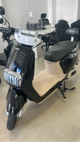 Loja de moto elétrica montada