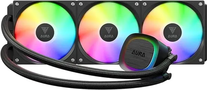 Water Cooler Gamdias Aura 360mm GL360 V2 ARGB Black NOVO
