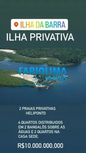 Ilha particular na Barra do Paraguaçu, Salinas da Margarida