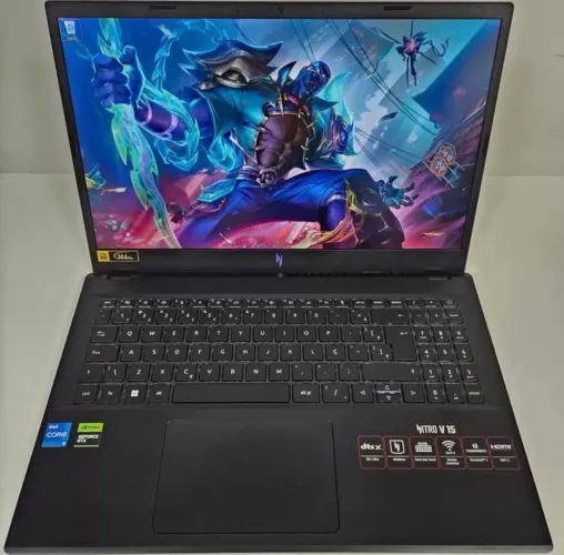 Notebook Gamer Acer Nitro V15 | RTX 3050 | 24GB RAM - Alto Desempenho!