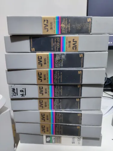 Fitas S-VHS - 12unidades