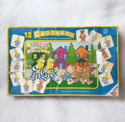 Kit de Carimbos Bananas de Pijama dos anos 90