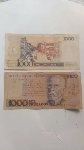 Notas mil cruzados Cr$ 1.000,00