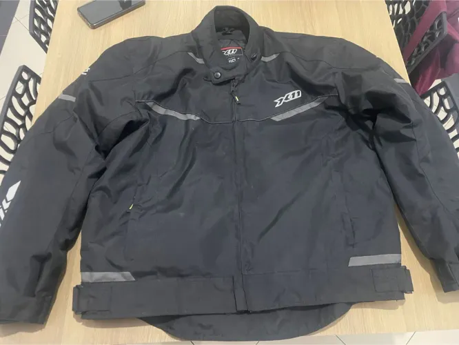 Jaqueta motociclista X11 Guard 2, tamanho 3G e Luva X11