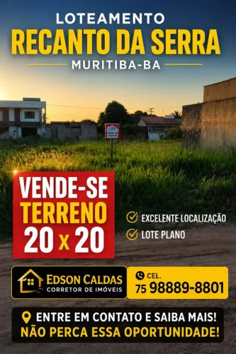 Terreno em Muritiba-BA