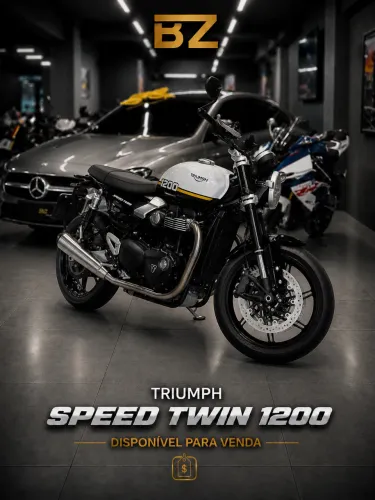 TRIUMPH SPEED TWIN 1200 - Baixo Km - Impecável