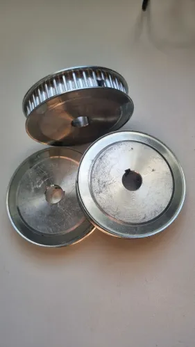 3 Polias Sincronizadora Alumínio HTD 8M - 36 Dentes - Correia 20mm - Furo 20mm