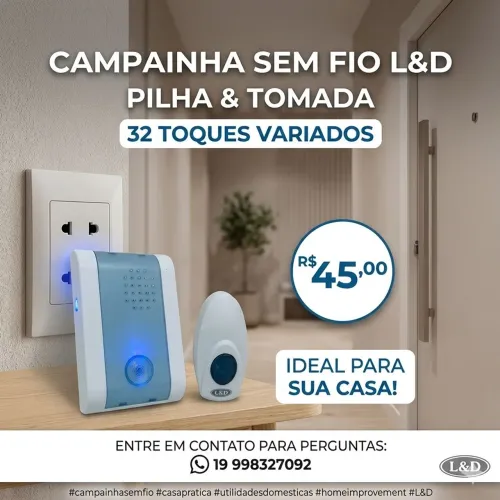Promoção casa comércio campainha 