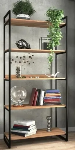 Estante para escritório modelo industrial.