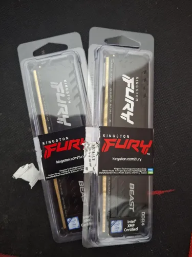 2 Memória Ram DDR4 8GB KINGSTON FURY 3200MHZ