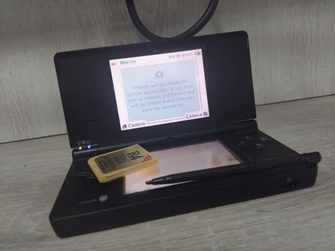 Nintendo DSi Preto Completo + R4 com 293Jogos