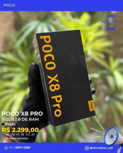 Vendo poco x8 pro 8/512gb lacrado 