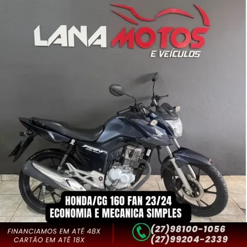 Honda CG 160 FAN Flex 2024 ECONOMICA E AGIL, EXCELENTE CUSTO BENEFICIO
