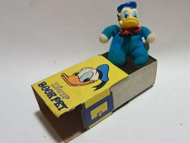 Boneco Pato Donald - Linha Disney Book Pet (Item de Coleção C/ Caixa Original)