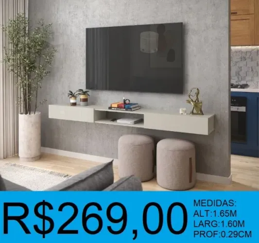 rack alt: 1,65m larg: 1,60m - entrega gratuita!