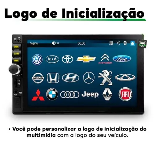 Aproveite! MP5 2 Din Bluetooth Espelhamento Android iOS | Link com Desconto
