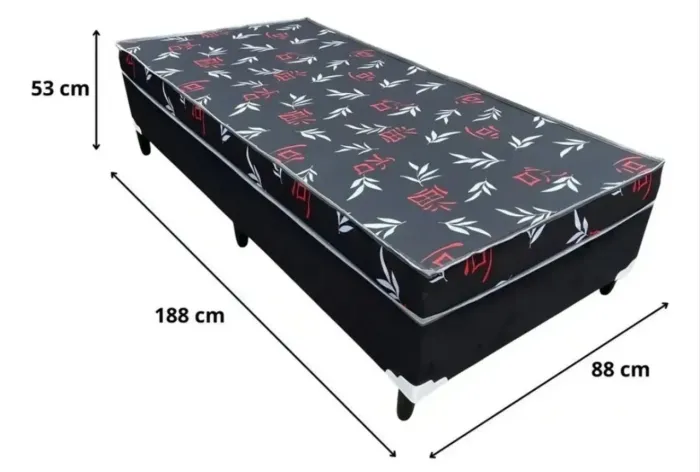 Vendo Cama Box Solteiro Conjugada
