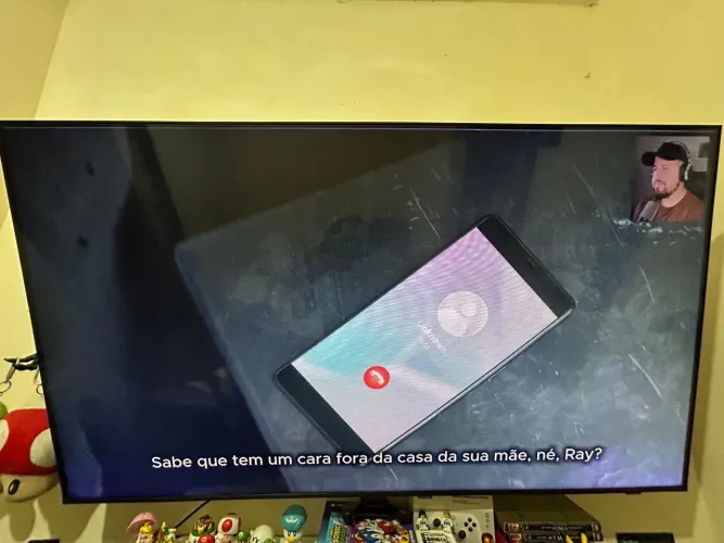 Tv samsung qled 55 ( com defeito na imagem)