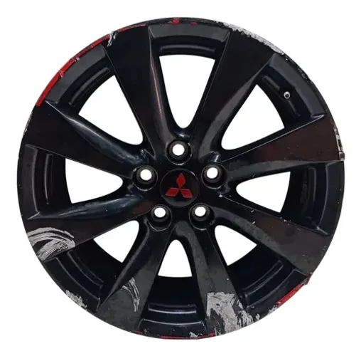 Roda Aro 18 Mitsubishi Lancer 2013 2014 2015 2016 2017 2018 Prata
