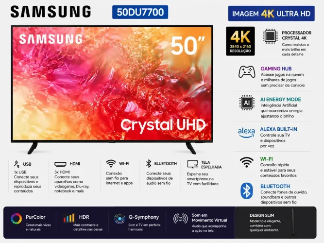 TV 50 Samsung 4K