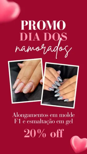 Nails designer/manicure e pedicure em gel