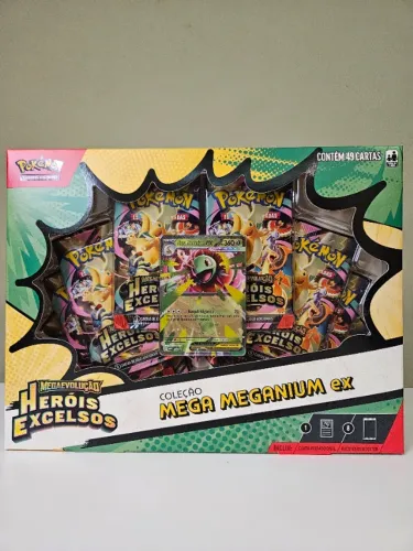 Box Pokémon ME02.5 Coleção Mega Meganium EX