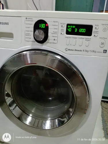 Lava e seca Samsung funcionando