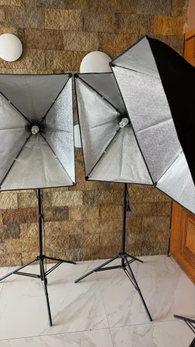 Kit com 3 Softbox 