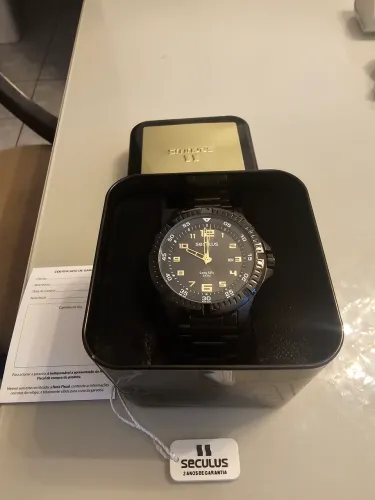 Relógio seculus original na garantia 