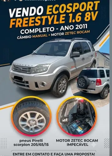 Ford Ecosport XLT Freestyle 1.6 Flex 8V 5P 2011