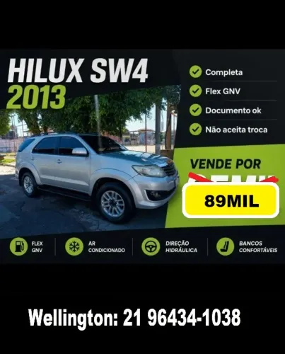 Toyota Hilux SW4 SR 4X2 2.7/ 2.7 Flex 16V Aut. 2013