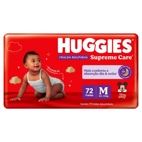 Fralda Huggies Roupinha Supreme Care