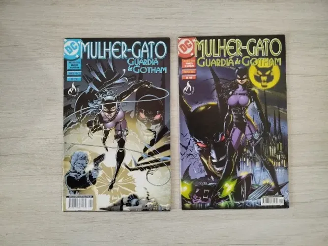 HQ Quadrinhos Mulher-Gato - Guardiã de Gotham (completo em 2 edições)