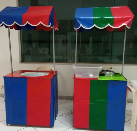 Aluguel de pipoca e algodão doce 