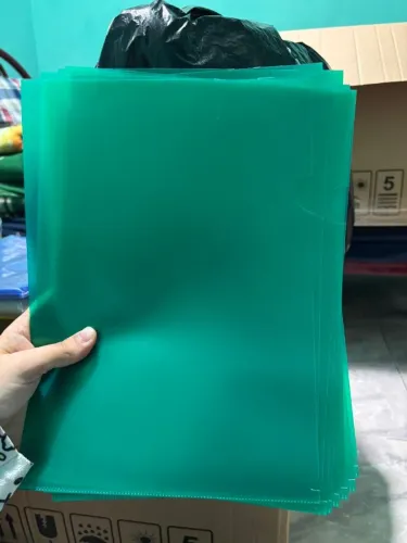 kit 10 pastas em formato L dello verde A4