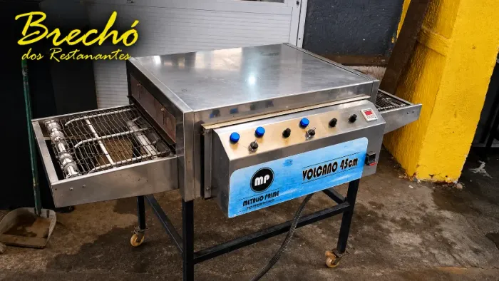 Forno esteira volcano 45 cm