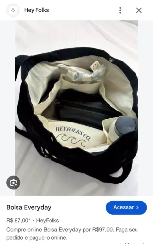 Bolsa tote daily every day da hey folks