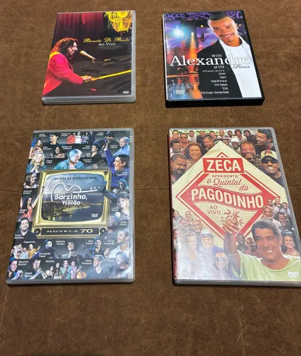 Kit DVD artistas nacionais - 04 unidades